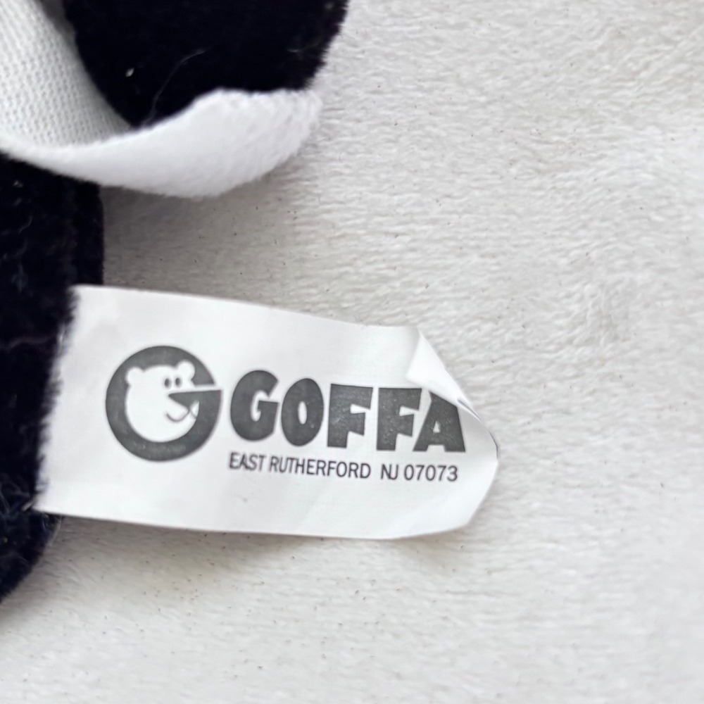 GOFFA Black Ninja Plush 7" Stuffed Toy White Belt Martial Arts Karate - Picture 3 of 4
